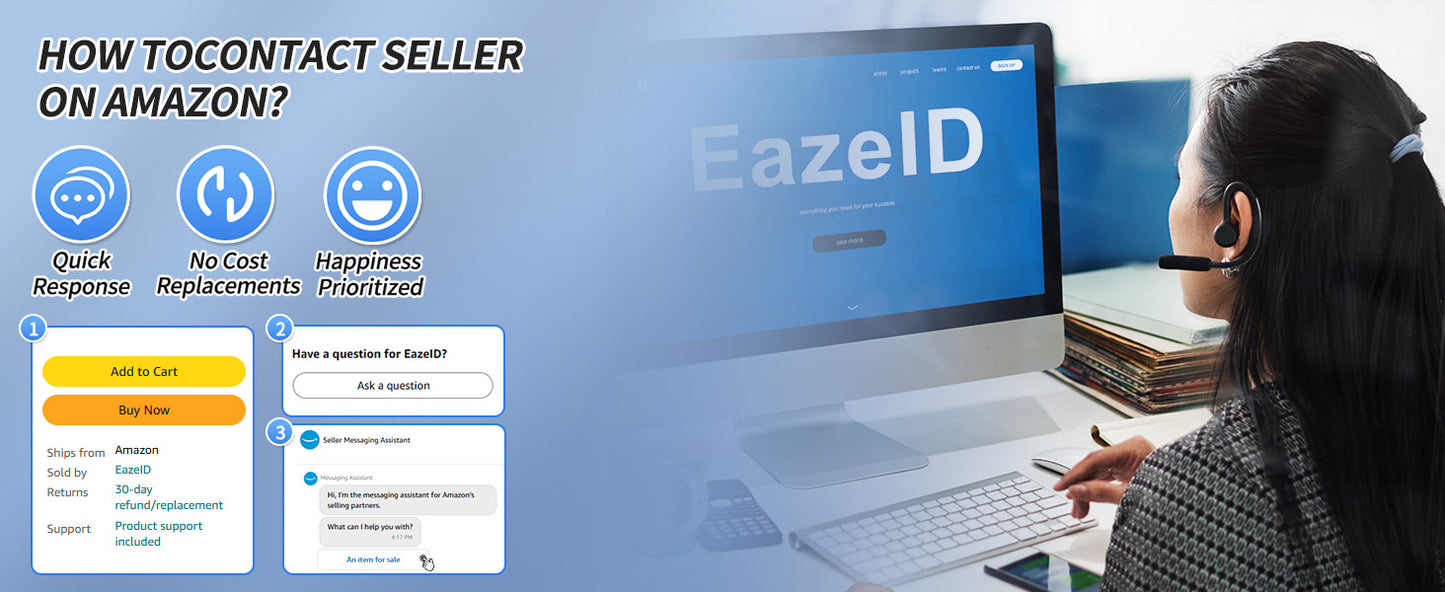 EazeID LT12 Portable Handheld Label Maker with QWERTY Keyboard