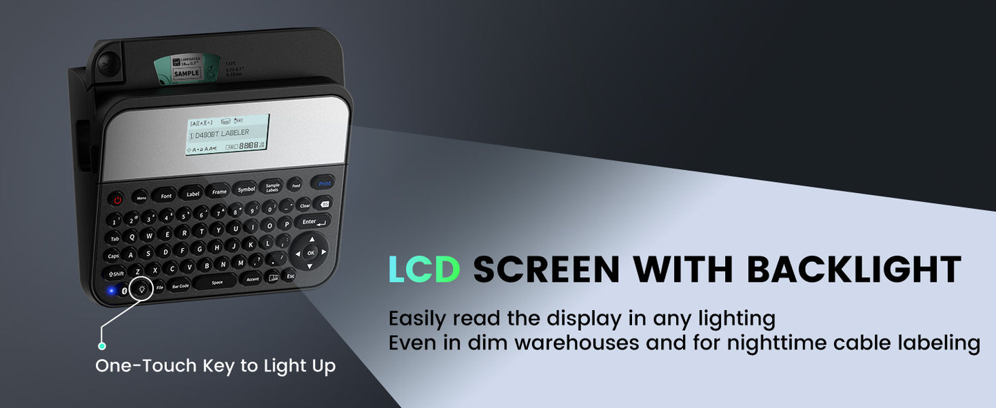 EazeID D480BT Label Maker