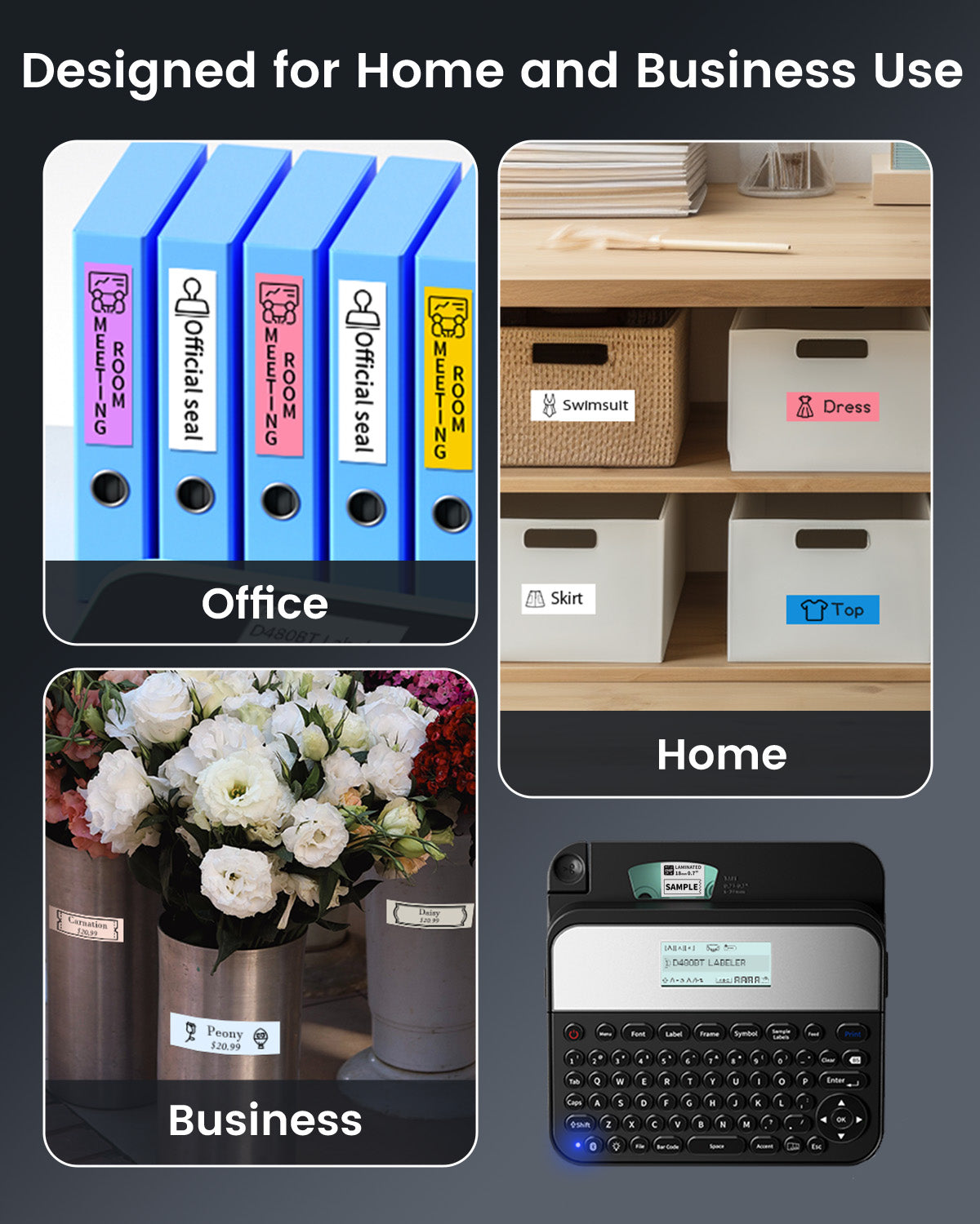 EazeID D480BT Label Maker