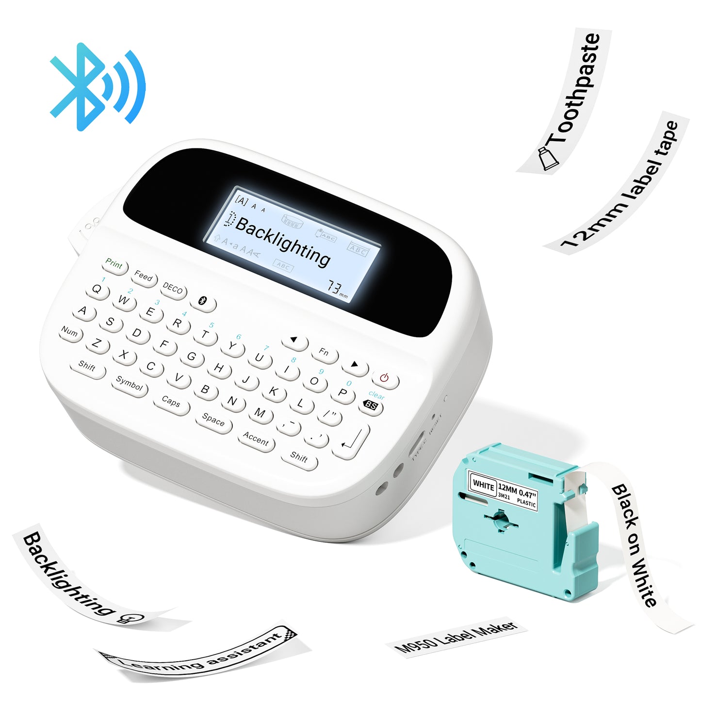 EazeID M950 Label Maker Machine with-Tape