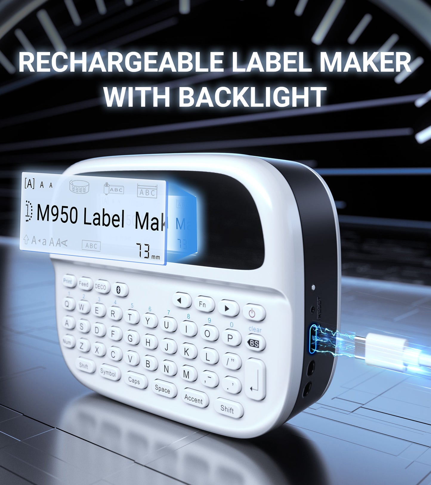 EazeID M950 Label Maker Machine with-Tape
