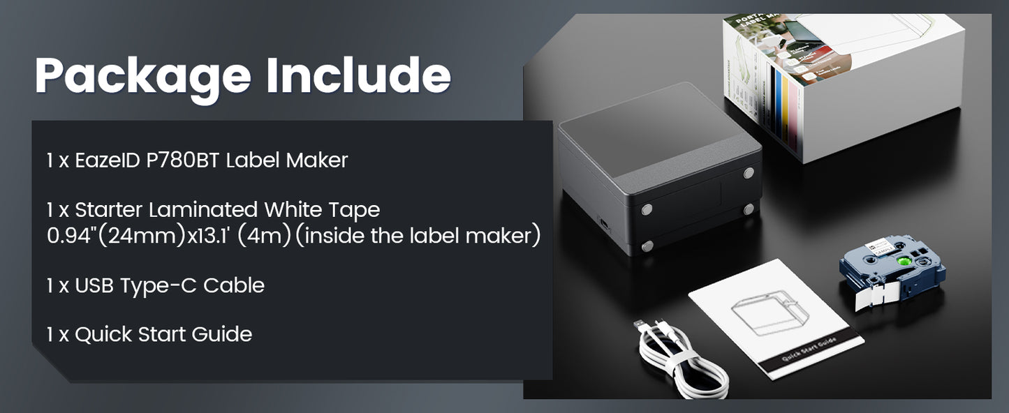 EazeID P780BT Label Maker