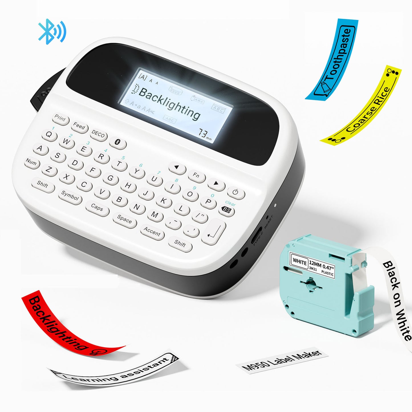 EazeID M950 Label Maker Machine with-Tape