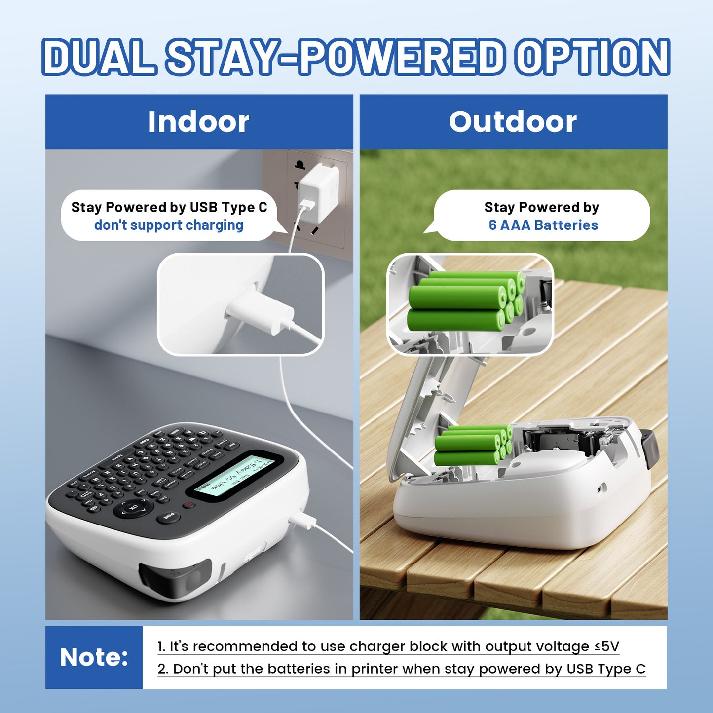 EazeID Label Maker Machine with-Tape, Label Maker Waterproof-Labels, Keyboard Labeler Machine Portable, D210S Desktop Labelmaker Multiple Symbols for Home Small Business Kids Teachers School Supplies